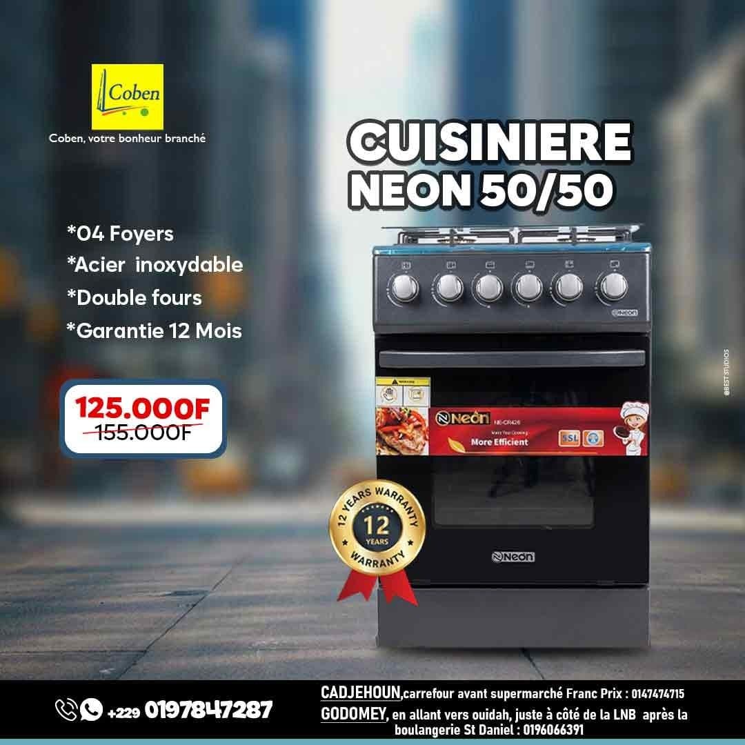 Cuisinière à gaz 50x50