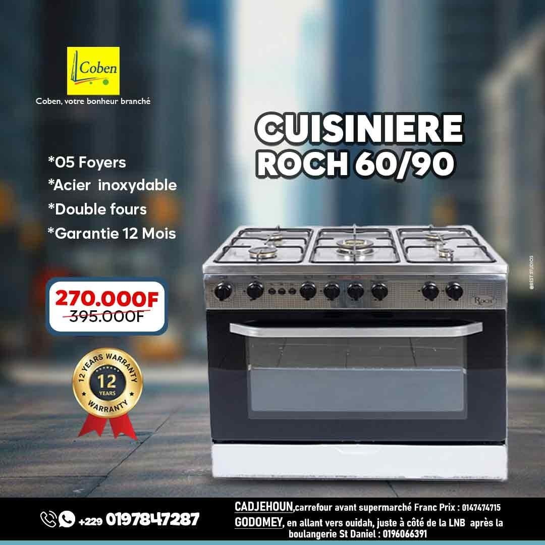 Cuisinière à gaz 60x60